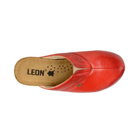 Leon Comfort női papucs - 1002 Piros