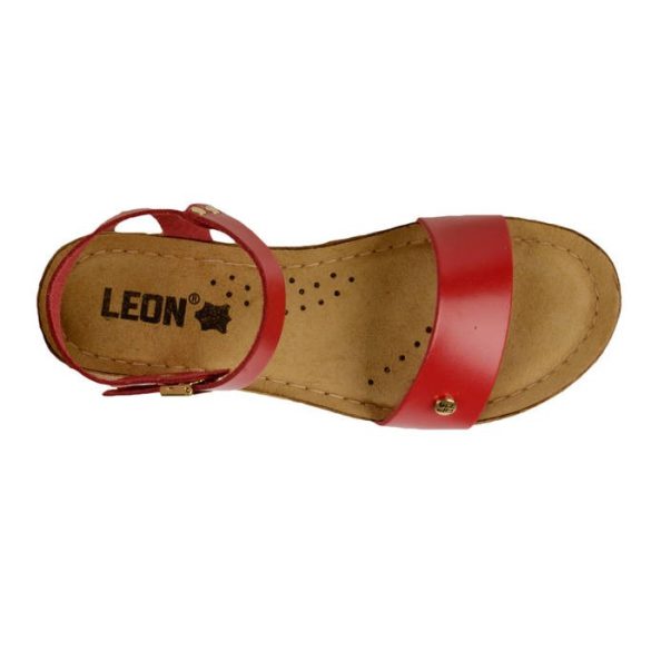Leon Comfort női szandál - 1015 Red