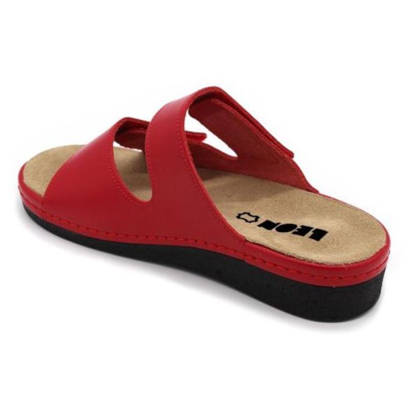 Leon Comfort női papucs - 5011 Piros