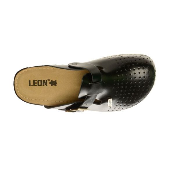 Leon Comfort férfi papucs - 700 Fekete