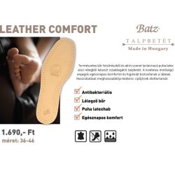 Batz talp betét unisex Talpbetét - 940 Leather comfort